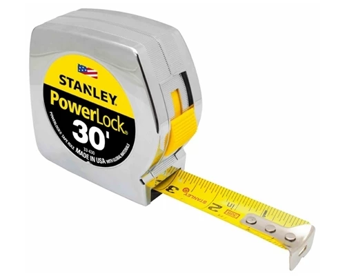 Stanley 30ft PowerLock Classic Tape Measure 4 Stanley 30ft PowerLock Classic Tape Measure - Image 2