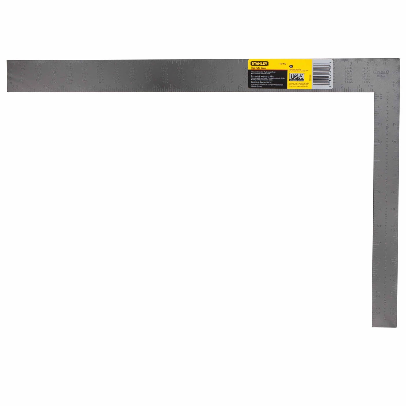Stanley 24in Steel English Rafter/Roofing Square 3 Stanley 24in Steel English Rafter/Roofing Square