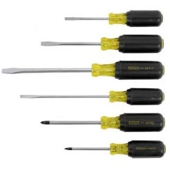 Stanley 6-Piece Vinyl Grip Screwdriver Set
