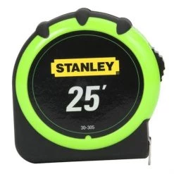 Stanley High Visibility 25' x 1" Measuring Tape