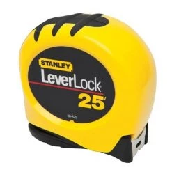 Stanley 25' x 1" LeverLock Tape Rule