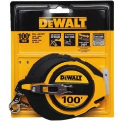 DeWALT 100' Closed Case Long Tape -Home Improvement Sales Shop 8912695 7
