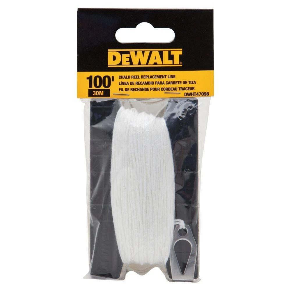 DeWALT 100' Replacement Chalk Line 3 DeWALT 100' Replacement Chalk Line
