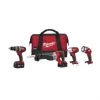 Milwaukee M18 Cordless Lithium-Ion 4 Tool Combo Kit -Home Improvement Sales Shop 9140126 1