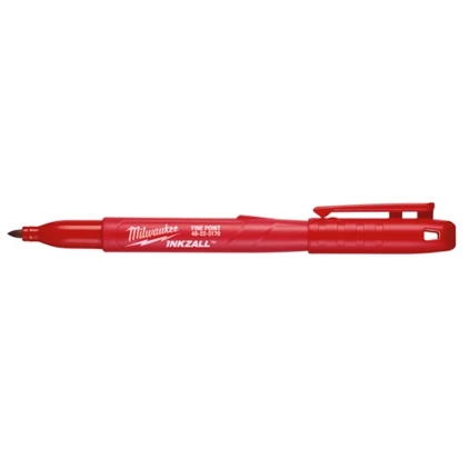 Milwaukee INKZALL™ Red Fine Point Marker 3 Milwaukee INKZALL™ Red Fine Point Marker