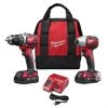 Milwaukee M18 Cordless Lithium-Ion 2-Tool Combo Kit 1 Milwaukee M18 Cordless Lithium-Ion 2-Tool Combo Kit -Home Improvement Sales Shop 9141449 1