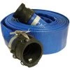 Apache 2" x 50' Blue Standard-Duty PVC Layflat Discharge Hose Assembly — Polypropylene Cam Lock -Home Improvement Sales Shop 98138049 pvc discharge hose