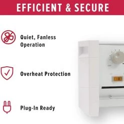 Fahrenheat White Portable Electric Hydronic Baseboard Heater - 1500 W, 120 V -Home Improvement Sales Shop 9880011 2 2