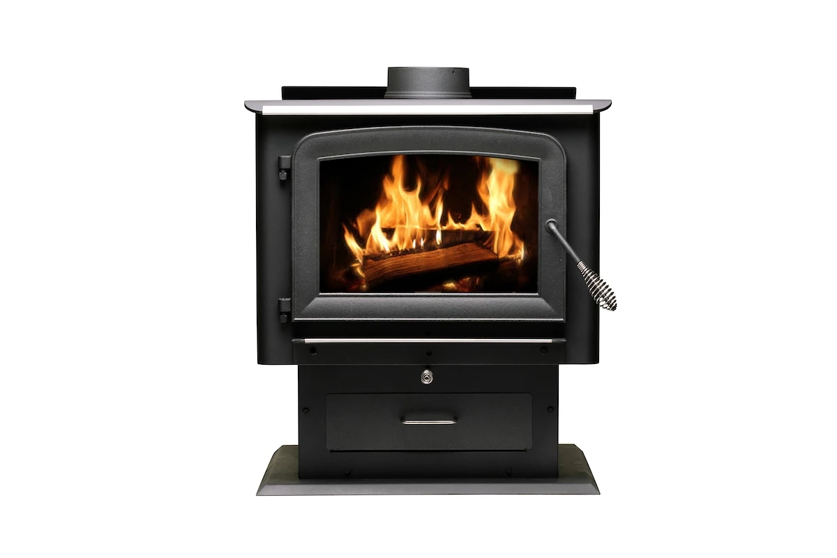 Ashley Hearth 2,500 Sq. Ft. Pedestal Wood Stove 3 Ashley Hearth 2,500 Sq. Ft. Pedestal Wood Stove