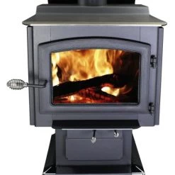 Ashley Hearth 3,200 Sq. Ft. Large Pedestal Wood Stove