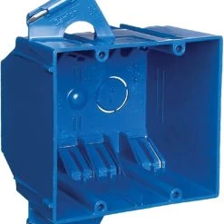 Carlon Double Gang Plastic Electrical Box w/Nails - 32 Cu In