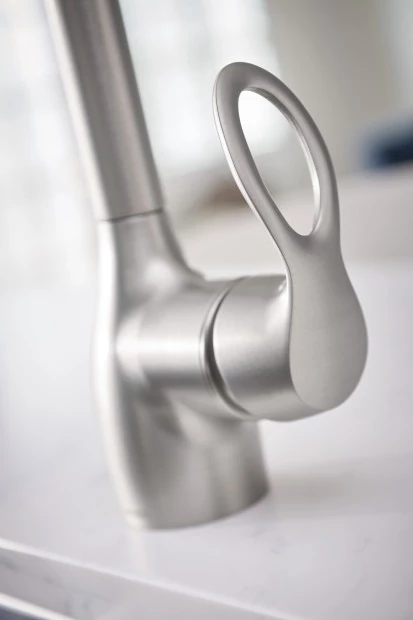 Moen Kleo Spot Resist Stainless One-Handle High Arc Pulldown Kitchen Faucet 7 Moen Kleo Spot Resist Stainless One-Handle High Arc Pulldown Kitchen Faucet - Image 5
