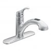 Moen Renzo Chrome One-Handle Low Arc Pullout Kitchen Faucet -Home Improvement Sales Shop ca87316c 1