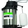 Wayne 1/2 HP Cast Iron Submersible Sump Pump, Stainless Steel