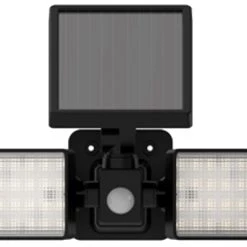 Pinegreen 2-Head Outdoor Solar Security Area Light - Black -Home Improvement Sales Shop cl sml2 st dual head solar motion security light