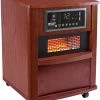 Comfort Zone CZ2062C Infrared Quartz Wood Cabinet Heater, 20", Cherry -Home Improvement Sales Shop cz2062c infrared cherry heater 1