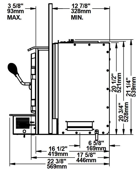 Drolet Escape 1500-I Wood Insert Trio (35 ft) 9 Drolet Escape 1500-I Wood Insert Trio (35 ft) - Image 7