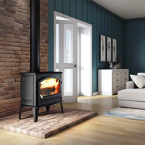 Drolet Cape Town 1800 Cast Iron Wood Stove 7 Drolet Cape Town 1800 Cast Iron Wood Stove - Image 5