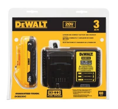 DeWalt 20V MAX* Starter Kit w/3.0Ah Compact Battery and Charger 4 DeWalt 20V MAX* Starter Kit w/3.0Ah Compact Battery and Charger - Image 2