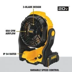 DeWalt Cordless 20V Max 11" Fan -Home Improvement Sales Shop dce512b 2
