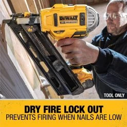 DeWalt 20V MAX* Cordless 30° Paper Collated Framing Nailer -Home Improvement Sales Shop dcn692b 7
