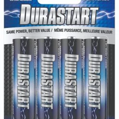 Durastart Alkaline Batteries - AA - 4 Count -Home Improvement Sales Shop ds aa batteries