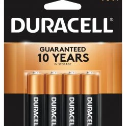 Duracell Coppertop AA Alkaline Battery 4 Pack