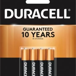 Duracell Coppertop AAA Alkaline Battery 4 Pack