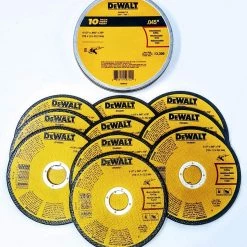 DeWalt 4-1/2" x .045" x 7/8" T1 Metal Cut-off Wheels – 10 Pack 5 DeWalt 4-1/2" x .045" x 7/8" T1 Metal Cut-off Wheels – 10 Pack -Home Improvement Sales Shop dwa8051t10