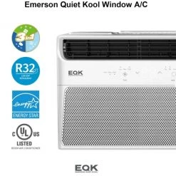 Emerson Quiet Kool Electronic Window Air Conditioner, 6,000 Btu 115V -Home Improvement Sales Shop ebrc6rd1t 4 1