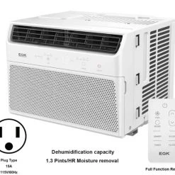 Emerson Quiet Kool Electronic Window Air Conditioner, 6,000 Btu 115V -Home Improvement Sales Shop ebrc6rd1t 6