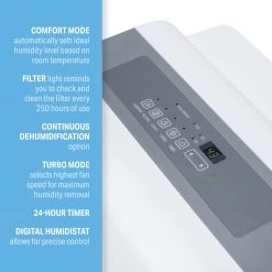 Perfect Aire 50-Pint Flat Panel Energy Star Dehumidifier MODEL #: 2PFD50 14 Perfect Aire 50-Pint Flat Panel Energy Star Dehumidifier MODEL #: 2PFD50 -Home Improvement Sales Shop enhanced content dehumidifiers 2pfd series no pump control panel