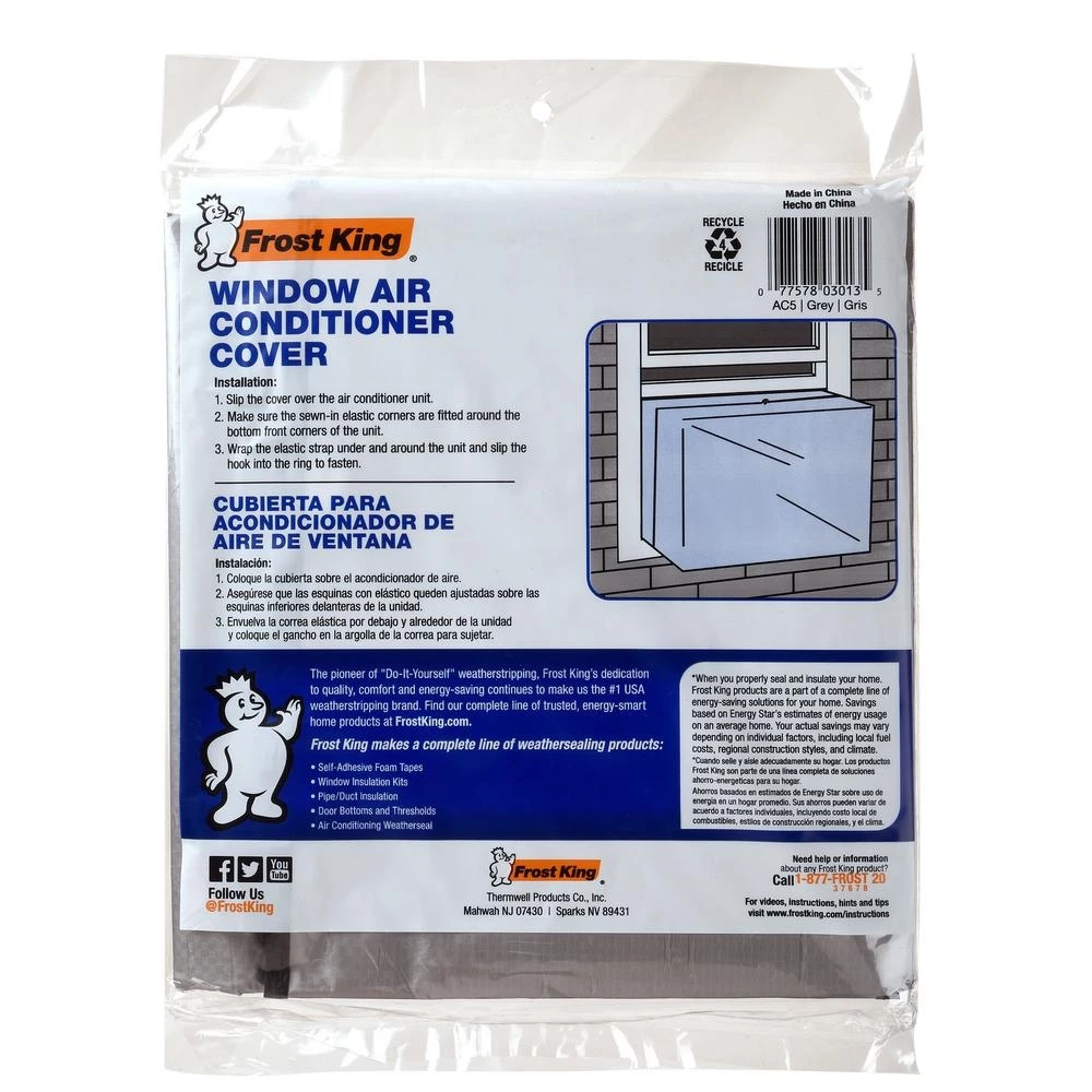 Frost King Outside Ex-Large Outdoor Window Air Conditioner Cover 5 Frost King Outside Ex-Large Outdoor Window Air Conditioner Cover - Image 3