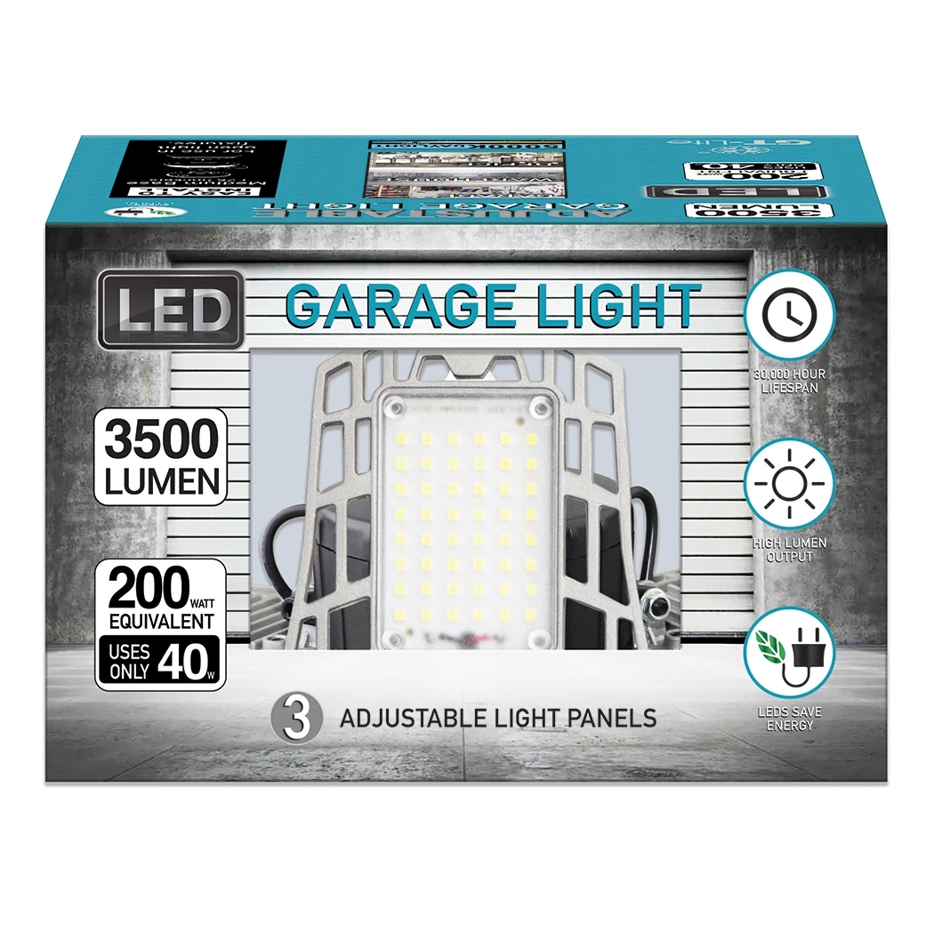 GT-Lite 3 Panel Adjustable Garage Light Bulb 9 GT-Lite 3 Panel Adjustable Garage Light Bulb - Image 7