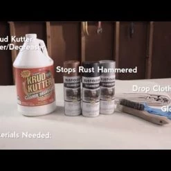 Rust-Oleum Stops Rust Hammered Brush-On Paint - Black, Quart 5 Rust-Oleum Stops Rust Hammered Brush-On Paint - Black, Quart -Home Improvement Sales Shop hqdefault 39 29 1