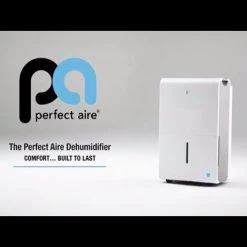 Perfect Aire 50-Pint Flat Panel Energy Star Dehumidifier MODEL #: 2PFD50 -Home Improvement Sales Shop hqdefault 58 11 1