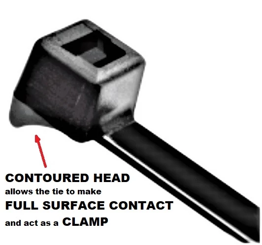 Pro Tie Clamp Head Cable Ties 25PC 5 Pro Tie Clamp Head Cable Ties 25PC - Image 3