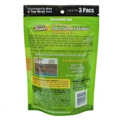 Instant Power Septic System Treatment Dissolving Pacs (3-Pack) -Home Improvement Sales Shop instant power drain cleaners 1852 66 1000