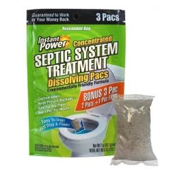 Instant Power Septic System Treatment Dissolving Pacs (3-Pack) -Home Improvement Sales Shop instant power drain cleaners 1852 c3 1000