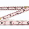 5/8" X 6' Red End Engineer's Scale Wood Rule - Folding -Home Improvement Sales Shop lfk 1066d frnt main 3