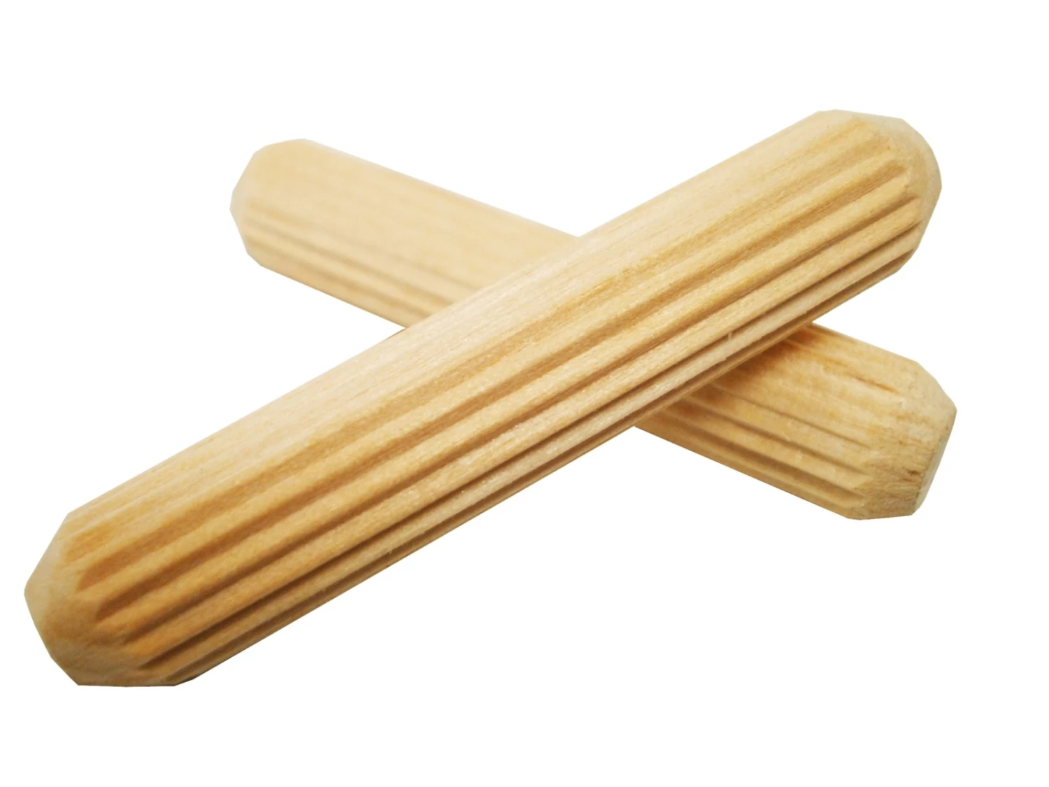 Cindoco Multi-Groove Fluted Wood Dowel Pins, 1 1/4" Length 3 Cindoco Multi-Groove Fluted Wood Dowel Pins, 1 1/4" Length