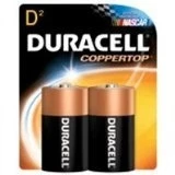 Duracell Coppertop D Alkaline Battery 2 Pack 4 Duracell Coppertop D Alkaline Battery 2 Pack - Image 2