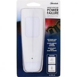 Amertac Power Failure LED Night Light 15 Amertac Power Failure LED Night Light -Home Improvement Sales Shop nl pwfl nb pkg front