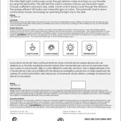 Westek Velo LED Color Changing Night Light -Home Improvement Sales Shop nl velo cl pkg back 1024x1024 1 1