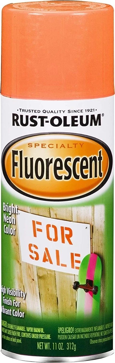 Rust-Oleum Fluorescent Spray 11oz 3 Rust-Oleum Fluorescent Spray 11oz
