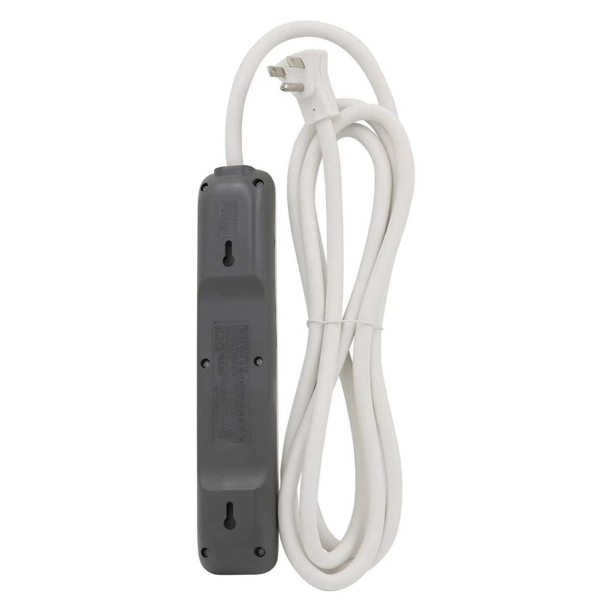 Prime Wire & Cable PB801115 6-Outlet White Power Strip with Cord 5 Prime Wire & Cable PB801115 6-Outlet White Power Strip with Cord - Image 3