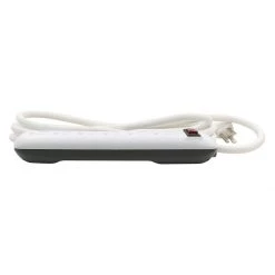 Prime Wire & Cable PB801115 6-Outlet White Power Strip with Cord -Home Improvement Sales Shop pb801115 3 1 1