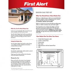First Alert DIY Home Radon Test Kit 6 First Alert DIY Home Radon Test Kit -Home Improvement Sales Shop radon test kit rd1 1 1