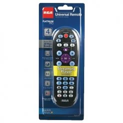 Audiovox 4-Device Universal Remote-Streaming Player Compatible -Home Improvement Sales Shop rcr414bhe 4 1