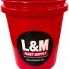 Encore Plastics 5 Gallon Pail - L&M Logo Red 1 Encore Plastics 5 Gallon Pail - L&M Logo Red -Home Improvement Sales Shop red bucket 1